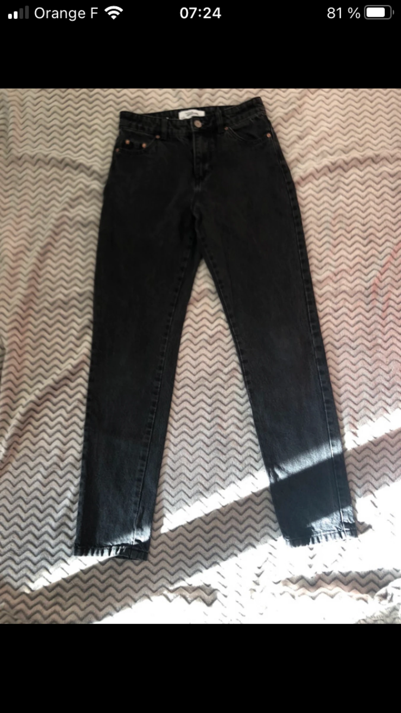 Jean taille haute taille 32(12ans)